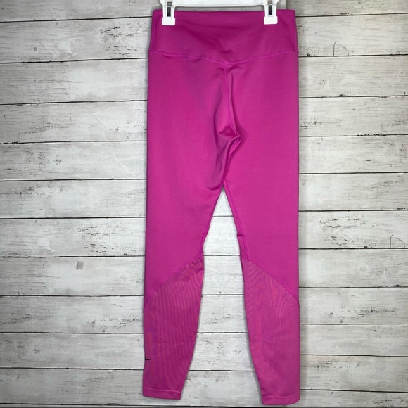 Nike Dri Fit Pink Mesh Legging Size Small - Picture 3 of 9